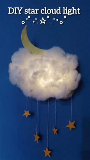 DIY Easy Cloud Light Decor at Home ☁️✨ | Aesthetic Room Decor