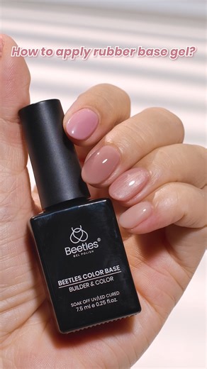 4.1K views · 37 reactions | How to Apply Rubber Base Gel (Without...