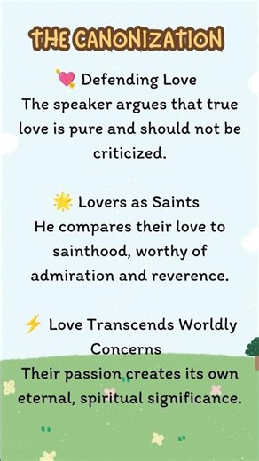 The Canonization #ignou #englishliterature #meg #poetry #maenglish #poem