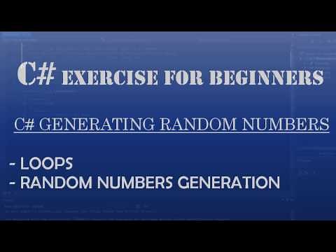 C# Learn To Program - Generating Random Odd Numbers (C# loops, C# ternary operator)