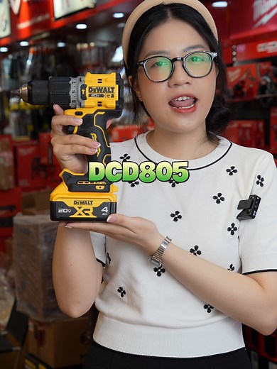 Máy khoan 3 chức năng Dewalt DCD805 - Đánh giá chi tiết