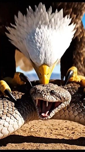 Eagle vs Rattlesnake | Air Strike in Seconds 🦅🐍