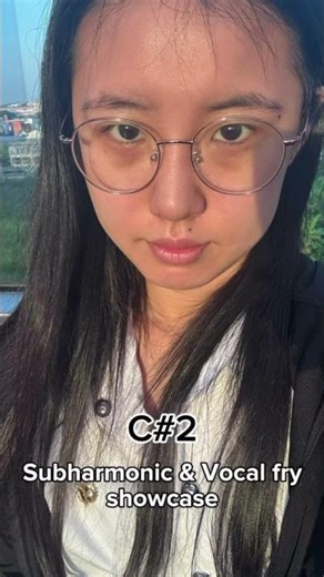 My subharmonic & vocal fry (use headphones)