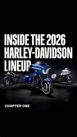 Des Street Glide et Road Glide aux Cruisers et Revolution Max, chaque moto incarne la fierté, le savoir-faire et l’attitude de celles et ceux qui font vivre l’esprit Harley-Davidson au quotidien. 🎬 Découvrez dès maintenant le film du Chapitre 1 via le lien dans notre bio. 📅 Rendez-vous le 15 janvier pour le Chapitre 2, avec encore plus de modèles inédits à découvrir. | Harley-Davidson France