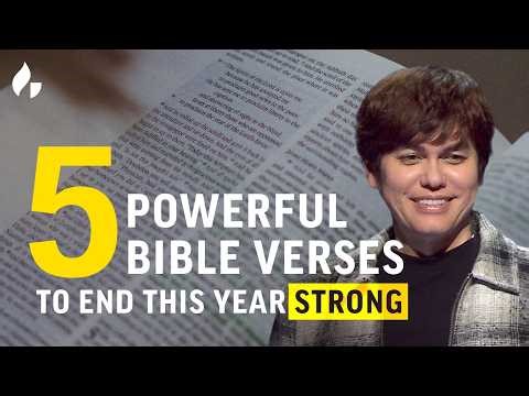5 Powerful Bible Verses To End This Year STRONG 💪 | Joseph Prince