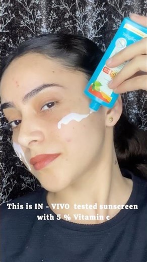 Trying pilgrim 5 % vitamin c sunscreen and this is INVIVO tested ✨ #sunscreen #spf50