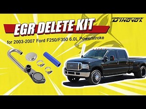 DynoVox | EGR Delete Kit for 2003-2007 Ford F250/F350 6.0L Powerstroke