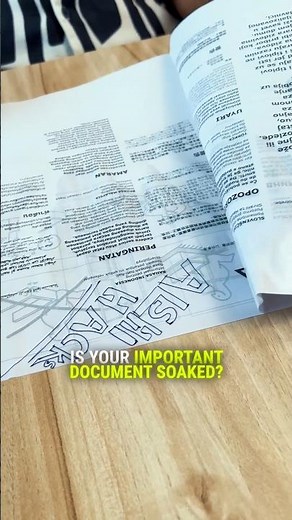 Wet Book? Wet Papers? Fix Them in No Time!