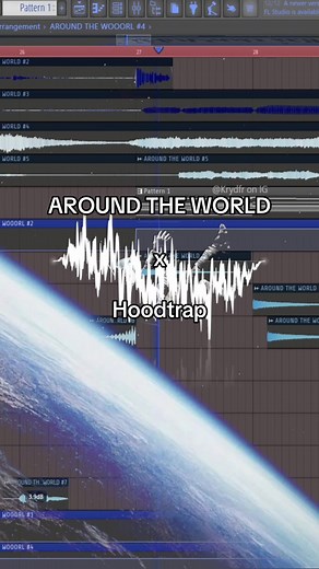 AROUND THE WORLD Hoodtrap Remix - A Fresh Take