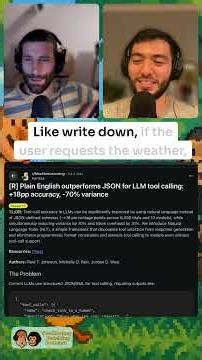 Plain English Beats JSON? +18% Accuracy in LLM Tool Calling 🤯