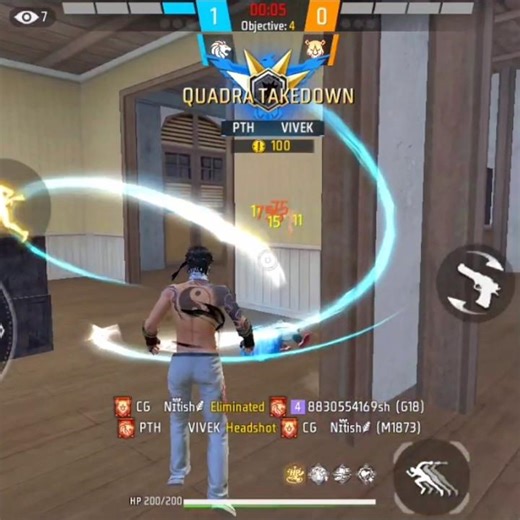 1vs4🔥🤯 Mini ShotGun 🥵 clutch👌 #viralvideo #freefire #shorts