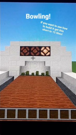 Cool working bowling game - @RealCoolMinecraftBuilds