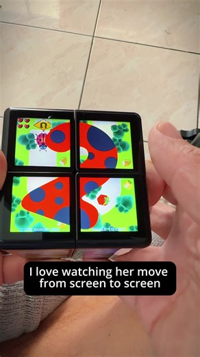 Lady Bug on the WOWCube 🐞🧊 Helping her find all the fruit, one twist at a time. This game is way more fun than it looks.@Rubik's WOWCube #WowCube #LadyBugGame #BrainPlay #SmartPlay #PuzzleFun