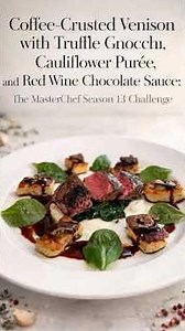 Gordon Ramsay’s Coffee-Crusted Venison with Truffle Gnocchi (MasterChef Season 13)