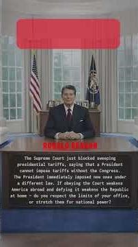 What would Ronald Reagan do? (AI Simulation)