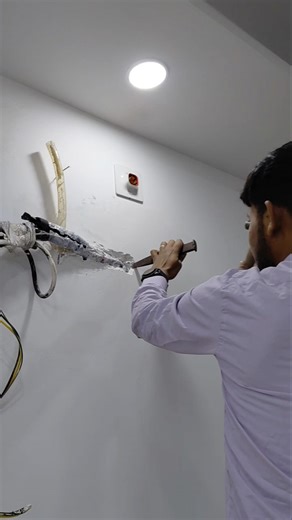 AC installation #airconditioning #technician #delhi #cctvcamera #cctvinstallation #viral #shorts