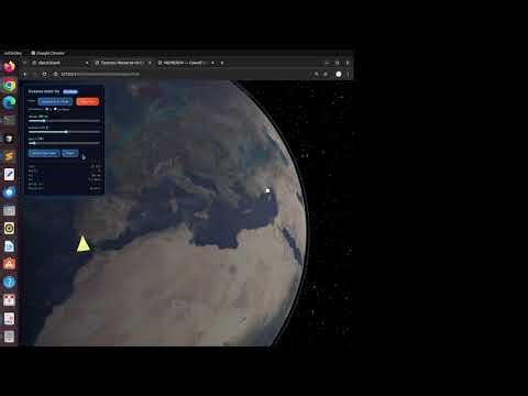 Real-Time Orbit Propagation in the Browser — C++ via WebAssembly (Numerov + J2)