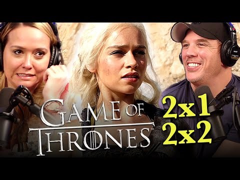 GAME OF THRONES Season 2 Episodes 1 & 2 REACTION | FIRST TIME WATCH! | HBO | A Song of Ice & Fire