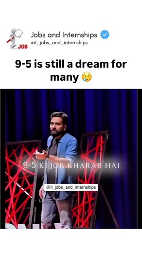 Jobs and Internships | 9-5 is still a dream for many 😢 #corporatereels #corporatememe #worklife #boss #employee #office #9to5 #theoffice #officememe... | Instagram
