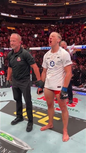 Paddy Pimblett wins via TKO!!! 🚨 #ufc314