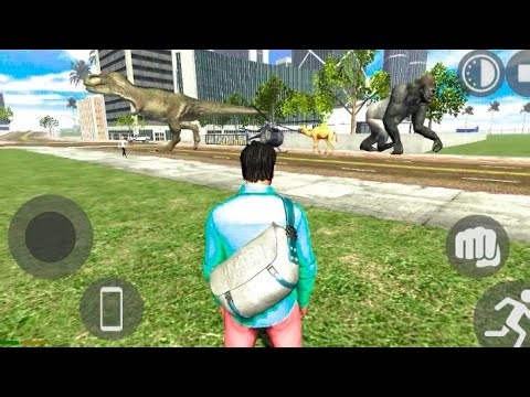 GORILLA AND DINOSAUR ATTACK VIDEO INDIAN BIKE DRIVING 3D GAME #indianbikedriving3d