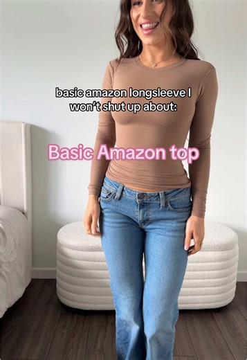 Explore Basic Long Sleeve Tops on Amazon
