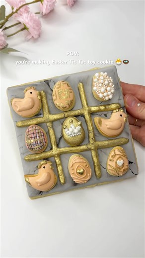 edible Tic Tac toe for Easter 🐣🪺 #tictac #easter #diy