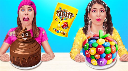 Rich vs Poor Chocolate Cake Decorating Challenge