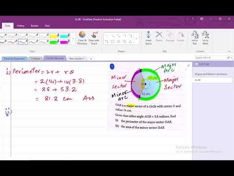 Cambridge | O Level | IGCSE | Additional Mathematics | Circular Measure | CAIE | 4037