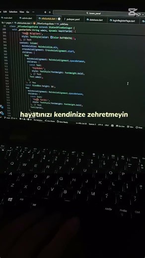Başkaları sadece izler, sen ise inşa edersin. Devam et. #motivasyon#programing #softwareengineer
