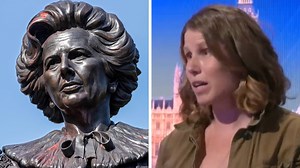 Margaret Thatcher statue attack blamed on 'misogyny' by feminist campaigner | LBC