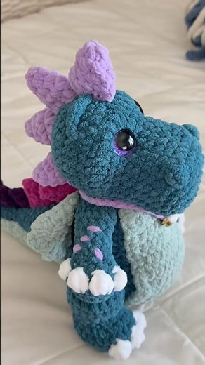Ord the Dragon 🐉✨ #crochet #amigurumi #dragon tales #dragon #fyp #plushie #crocheting #ordthedragon