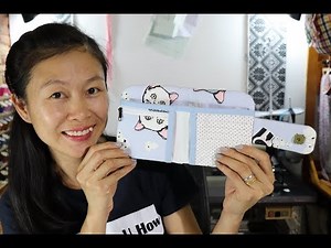 How to Make a Wallet With a Zippered Coin Pouch and Card Pockets