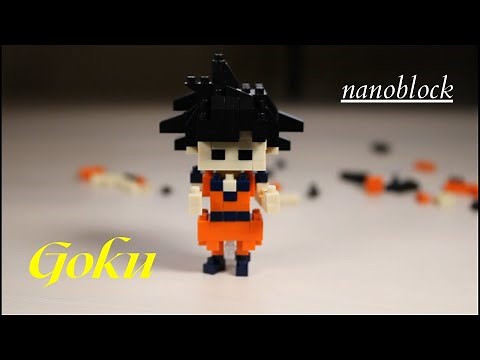 Goku DragonBall Z nanoblock micro build