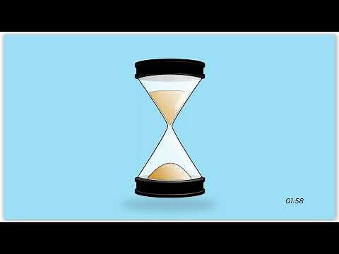 3 MINUTE Simple Hourglass Timer