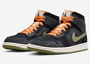 Air Jordan 1 Mid SE Craft “Anthracite/Light Olive” Revealed