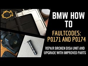 BMW How To Repair And Modify a Broken DISA Valve Unit M52 M54 (Fix P0171 and P0174) X8R