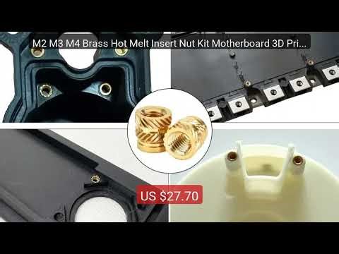 M2 M3 M4 Brass Hot Melt Insert Nut Kit Motherboard 3D Printer PCB ... — Best Deal 2026 | Shop Now!