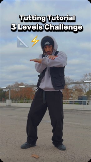 Tutting Logica on Instagram: "Tutting Combo Challenge - 3 Levels of Difficulty 📐 Slow and Fast Speed Included ⚡️ Which ones could you do ? Tell me in the comments ! These combos felt really nice to do ! Full speed on half count is hard so study carefully the slower version 😼 . . . #tutting #tuttingchallenge #dancetutorial #poppingdance #hiphopdance"