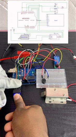 Arduino & fingerprint scanner module