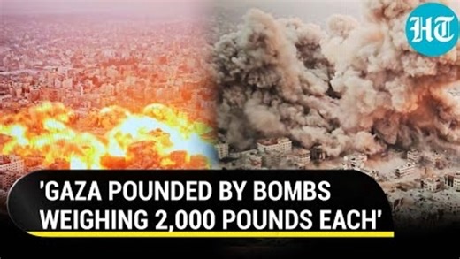 'Worse Than What U.S. Did In Iraq': Watch How Israel Devastated Gaza With 2,000-Pound Bombs