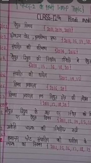 Class 12 physics. chapter-9 ..most important question(2025-25)