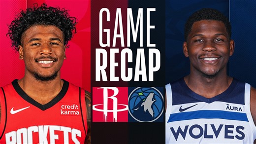 Game Recap: Timberwolves 113, Rockets 106