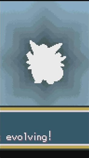 Pokemon FireRed Clefairy Evolves #pokemon #nintendo #gaming #shorts #nintendoswitch #newshorts #fun