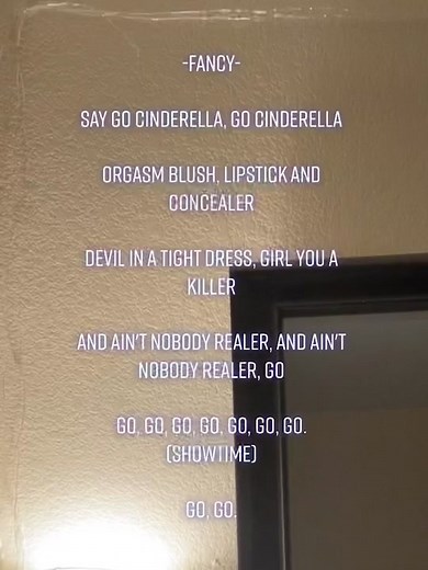 Lyrical Analysis of 'Go Cinderella' by Fancy