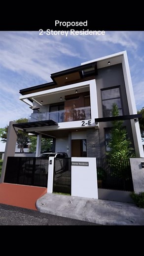 Modern 200sqm 4 Bedroom Home Design | Proposed 2-Storey Residence