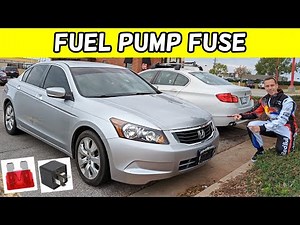 HONDA ACCORD FUEL PUMP FUSE LOCATION, FUEL PUMP NOT WORKING FUSE 2008 2009 2010 2011 2012
