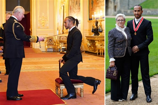 Lewis Hamilton knighted days after dramatic F1 finish as proud mam watches on