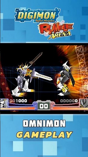 Omnimon Gameplay - Digimon Rumble Arena I PS1