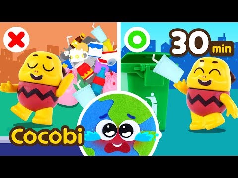 Don't litter! The Earth is sick! 🌍😢 | Children's Songs | Kids Songs | Cocobi